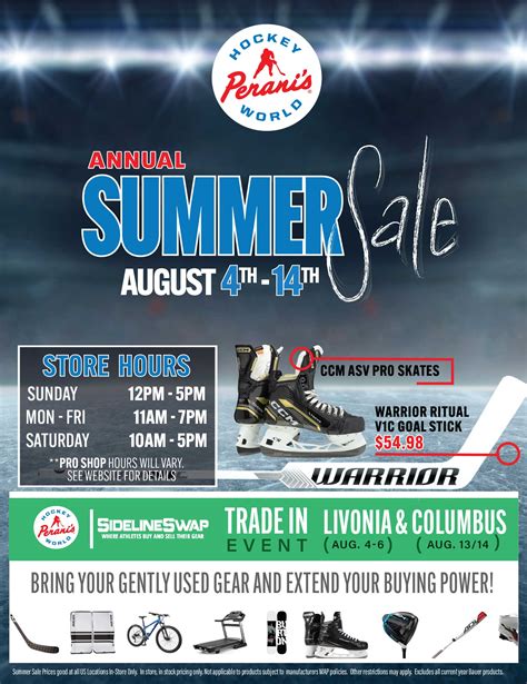 peranis|perani's hockey world clearance sale.